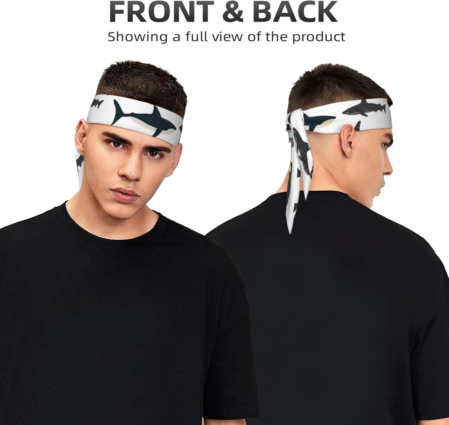 Sports Head Tie Golf GTI Plaid Tie Sweatband Headband Men Women Elastic Bandana Adjustable Non-Slip Moisture Wicking for Running Football Yoga Workout Athletic Hair Ninja Head Band image 2