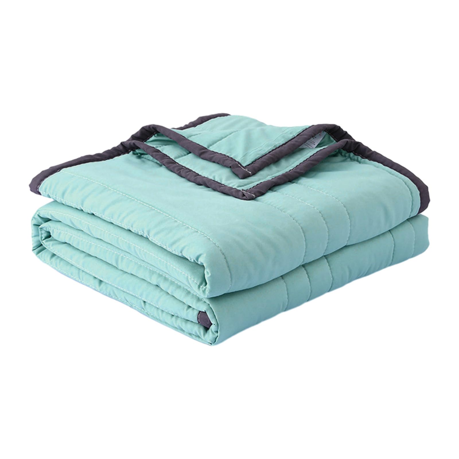 Cooling Blanket for Night Sweats, Summer Cool Fiber Throw for Bed Sofa Chair Travel Adult Kids, Comfort, Lightweight (100x150c,Light blue)