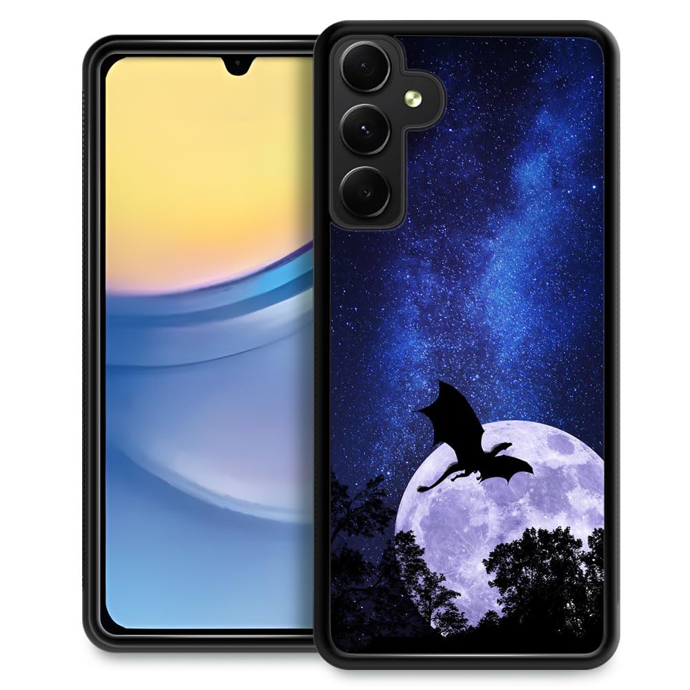 CARLOCA Compatible with Samsung Galaxy Note 20 Case,Dragon Forest Moon Pattern Ultra Protection Shockproof Soft Silicone TPU Non-Slip Back for Samsung Note 20 Dragon Forest Moon Samsung Galaxy Note 20