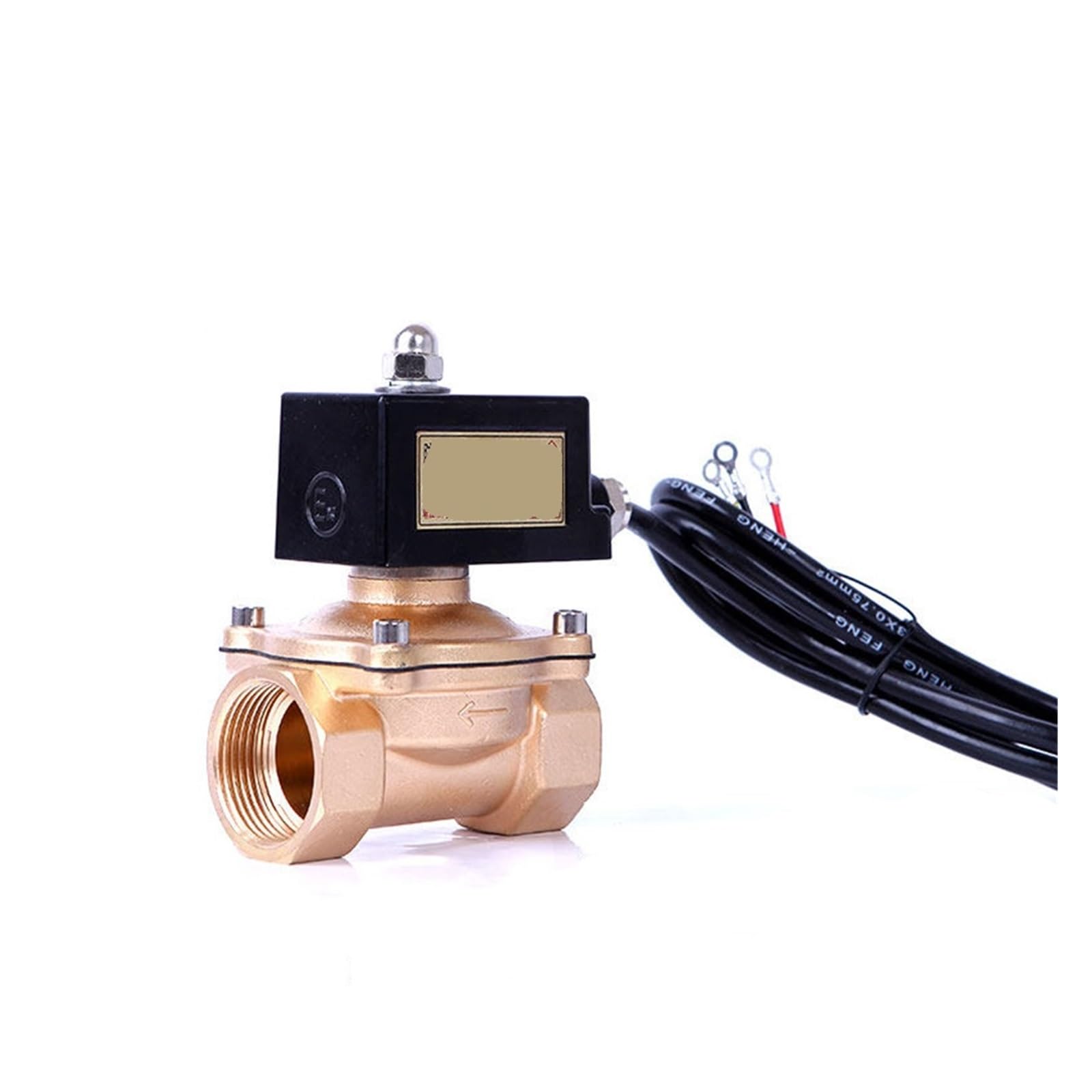 Électrovanne antidéflagrante en laiton 24VAC NPT 1/2 pour gaz et eau