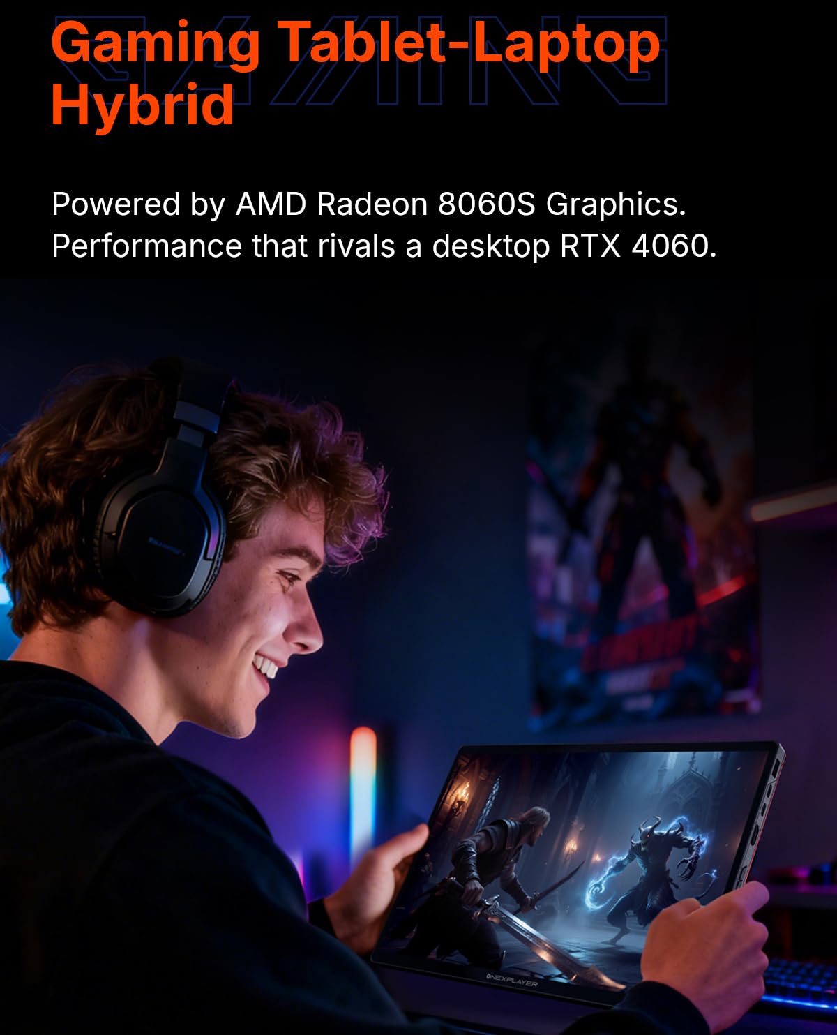 WEELIAO OneXPlayer - Laptop da gioco Super X con processore AMD Ryzen AI Max + processore Radeon 8060S 40 unità di elaborazione | Doppio slot SSD PCIe | Display da 14 pollici (64 GB di RAM + SSD da 1
