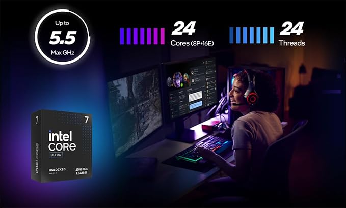Combo CPU Intel Core Ultra 7 270K + Motherboard MSI MAG Z890 miniatura 3