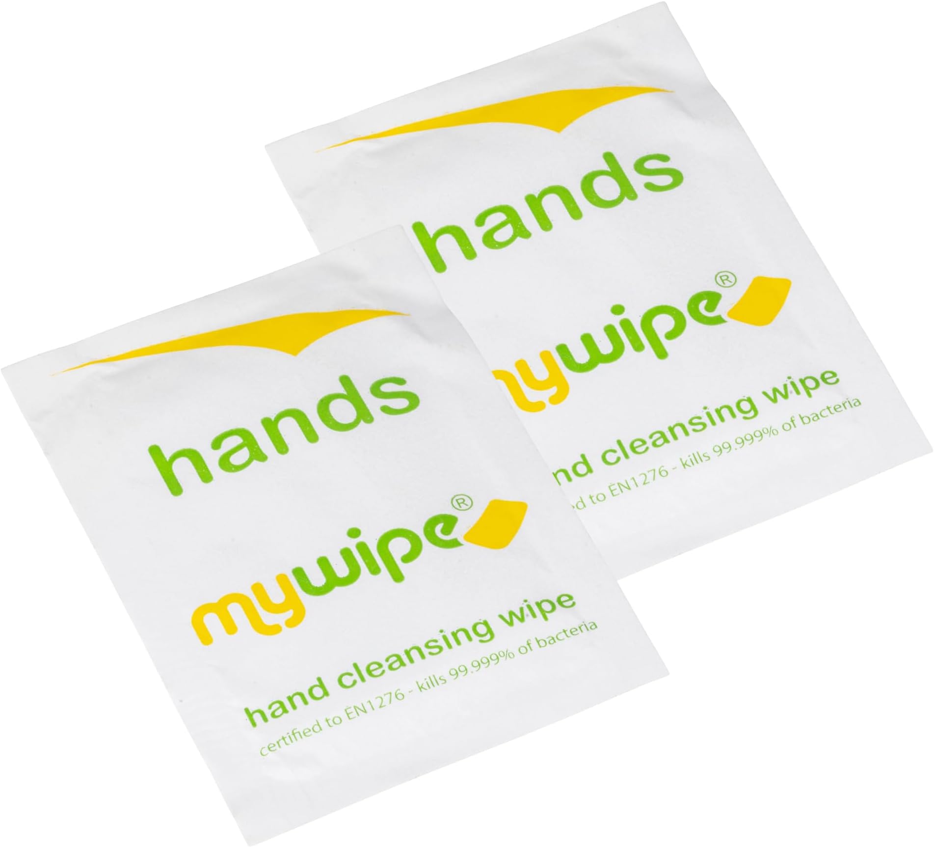 MYWIPE REGULAR Plastic Free Antibacterial Restaurant & Catering Individual Freshen Up Refreshing Hand Wipes Wet Wipe Sachets x 1000