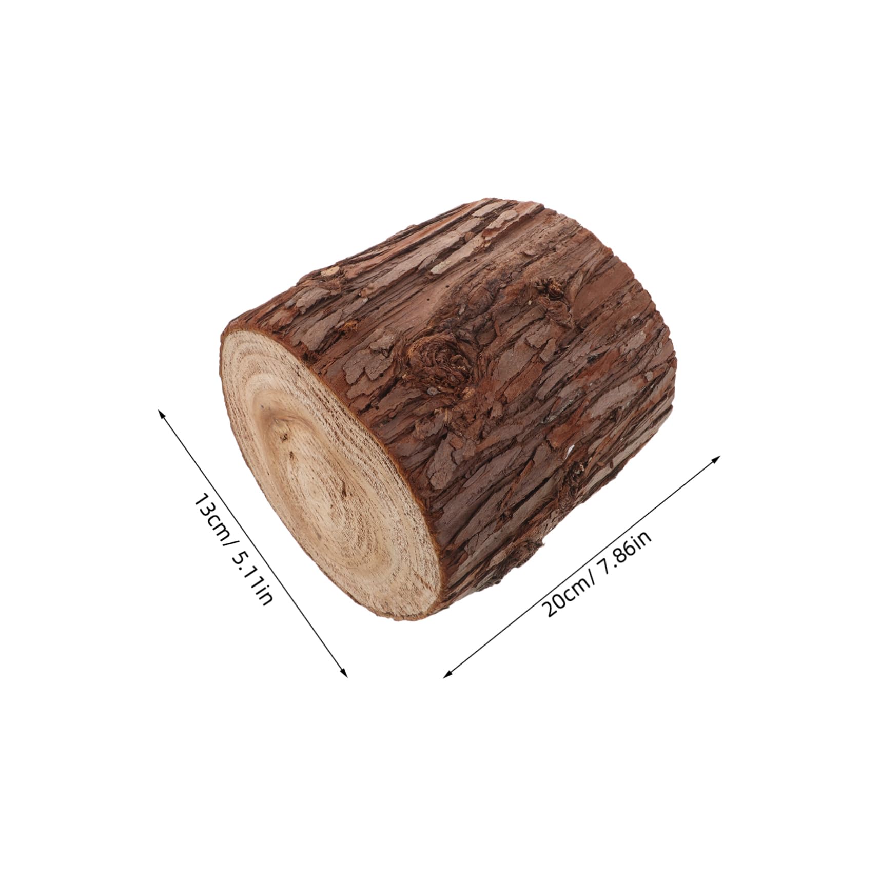 Mobestech Ceppo Di Legno Naturale Per Tavolino Da Caffè Base Espositiva Forma Di Tronco d Albero Supporto Per Decorazioni Fai Da Te e Eventi Speciali