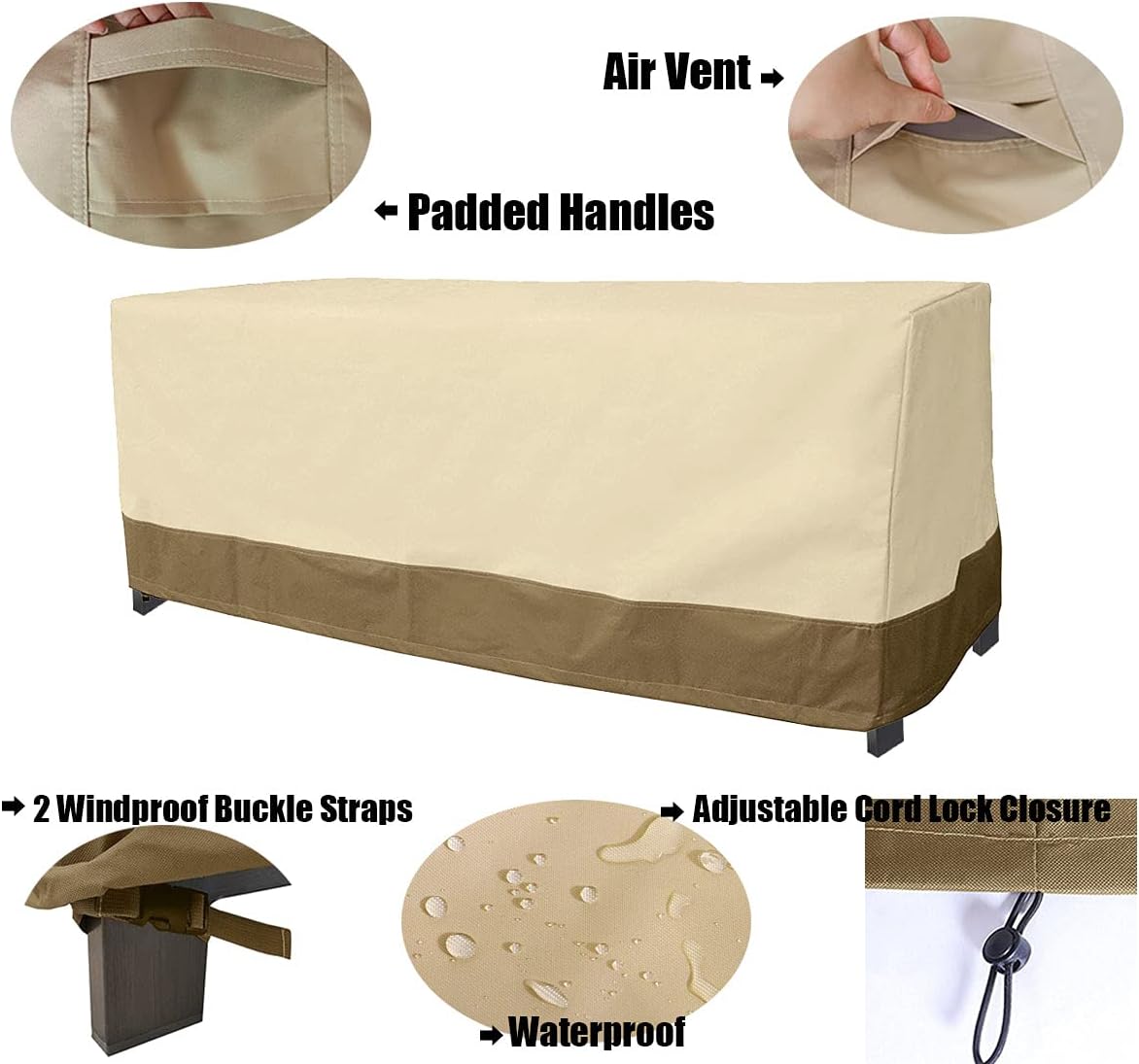 Buy Vanteriam Outdoor Rectangular / Oval Patio Dining Table Cover