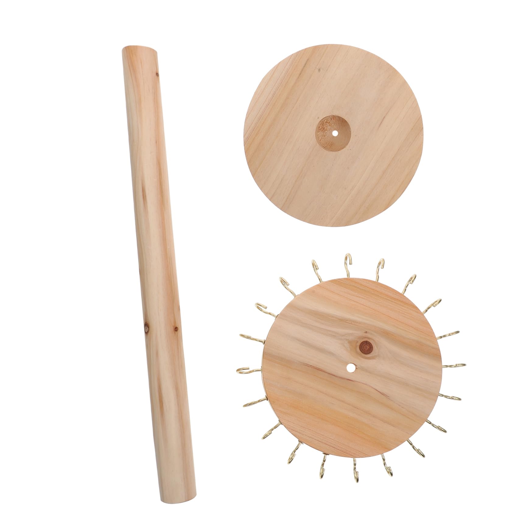 Présentoir à bijoux en bois Healvian : organisateur de colliers compact