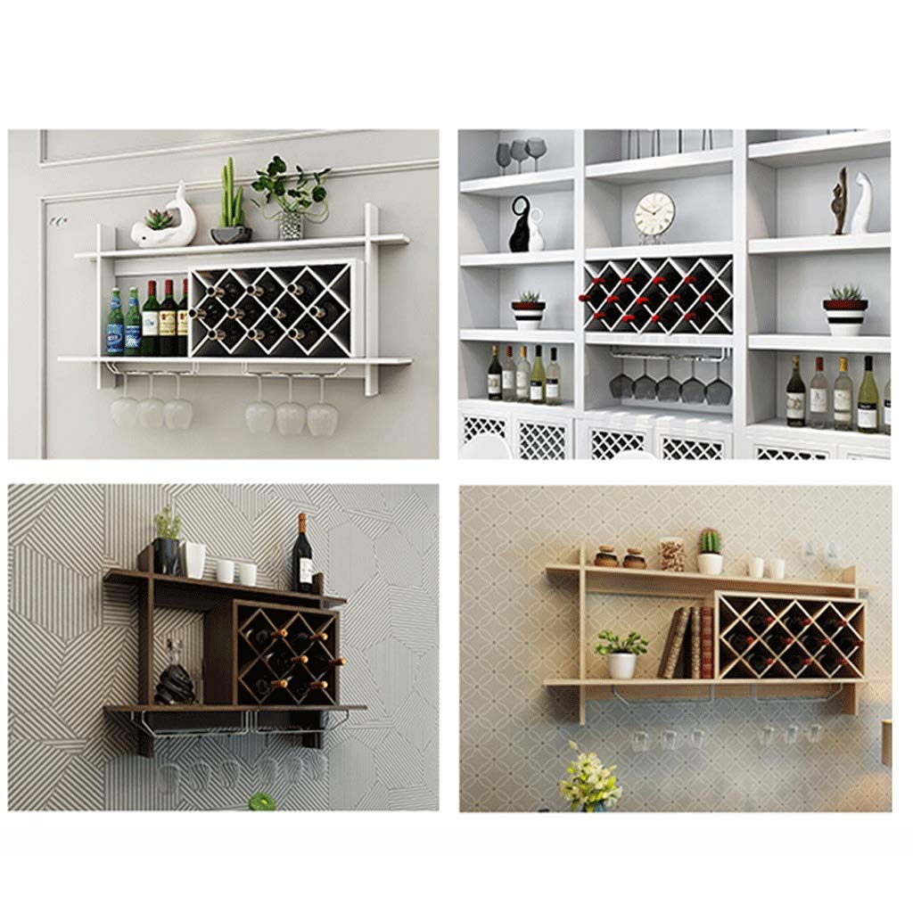 Portabottiglie autoportante per vini rossi e bianchi, salvaspazio, con 8 griglie (bianco)