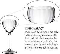 Vista 2 de Riedel Nick & Nora - Vasos de cristal grandes, para bebidas específicas, hechas a máquina, juego de 2