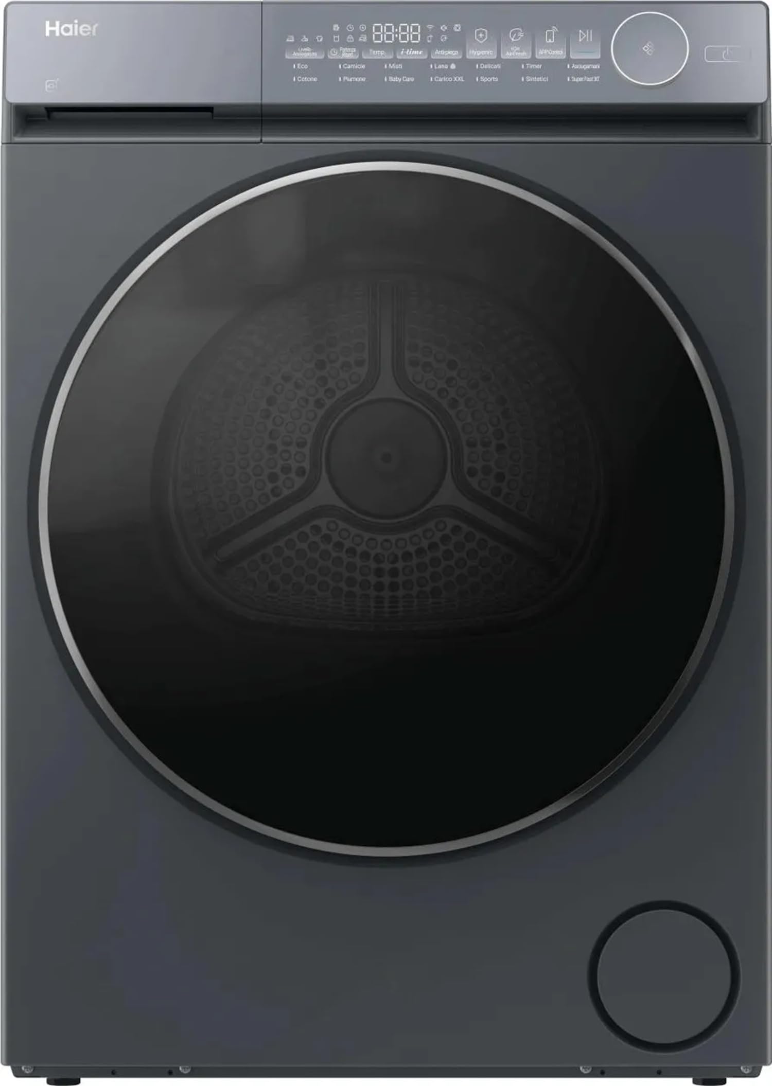 HD100-C367GU1-IT - Asciugatrice 10 Kg, con Pompa di calore, Wi-Fi, Inverter, colore Antracite, Classe energetica C