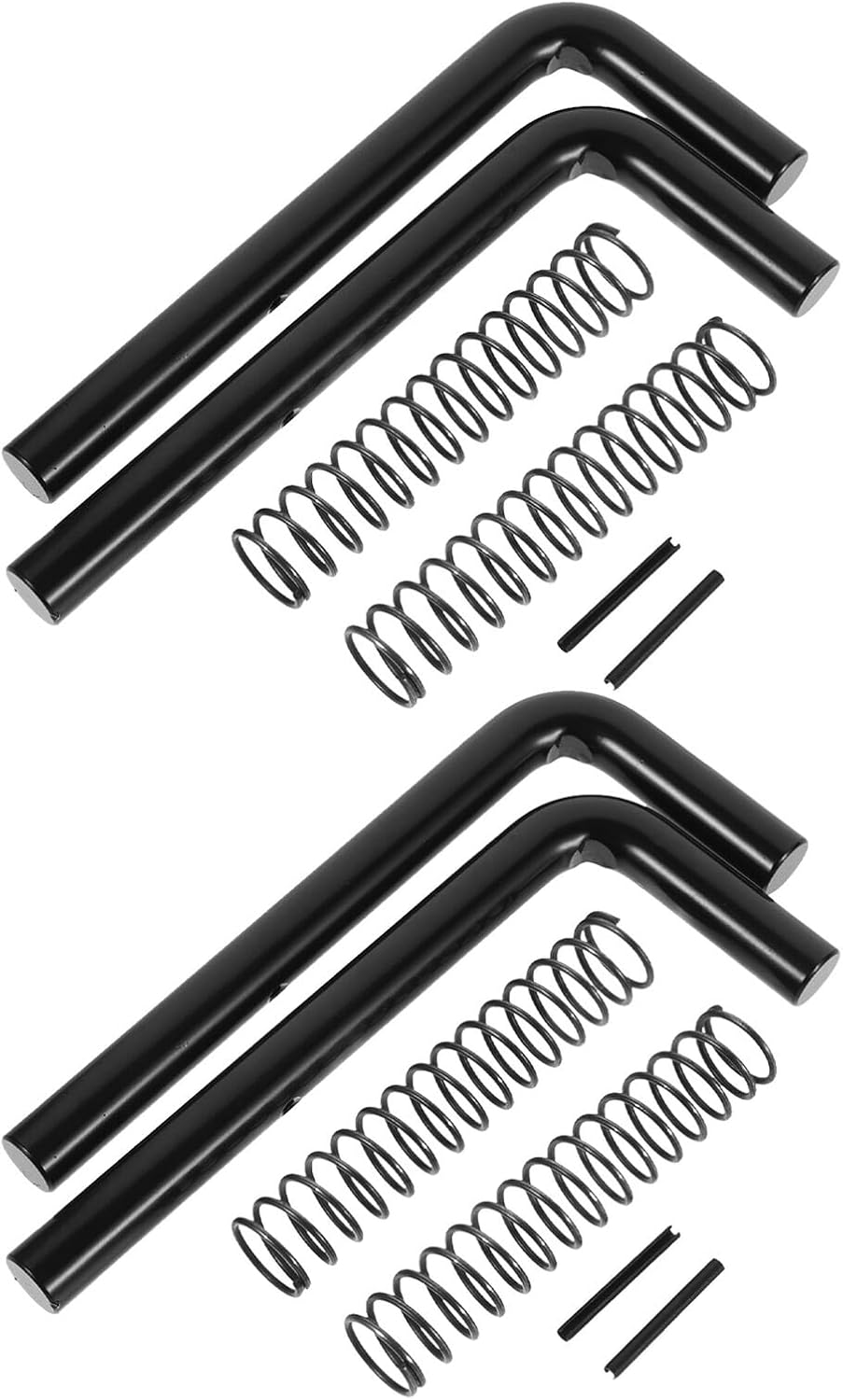 Heavy Duty Trailer Gate Latch Pin Kit with Spring Latch Replacement Utility Trailer Gate Hardware Repair Set