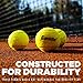 Franklin Sports Practice Tennis Balls - Official Size Low Pressure Tennis Balls - Great For Training + Practice - 3 Count (Pack Of 1), Can Of Low Bounce All Court Surface Tennis Balls