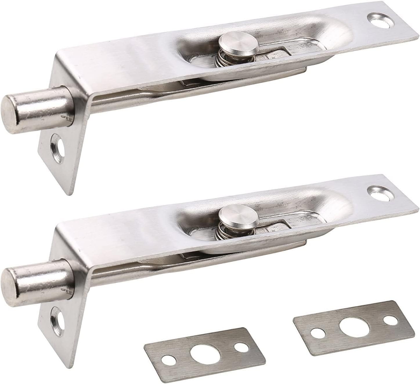 UHPPOTE Stainless Steel Door Gate Bolt Latch Lever Action Flush Slide