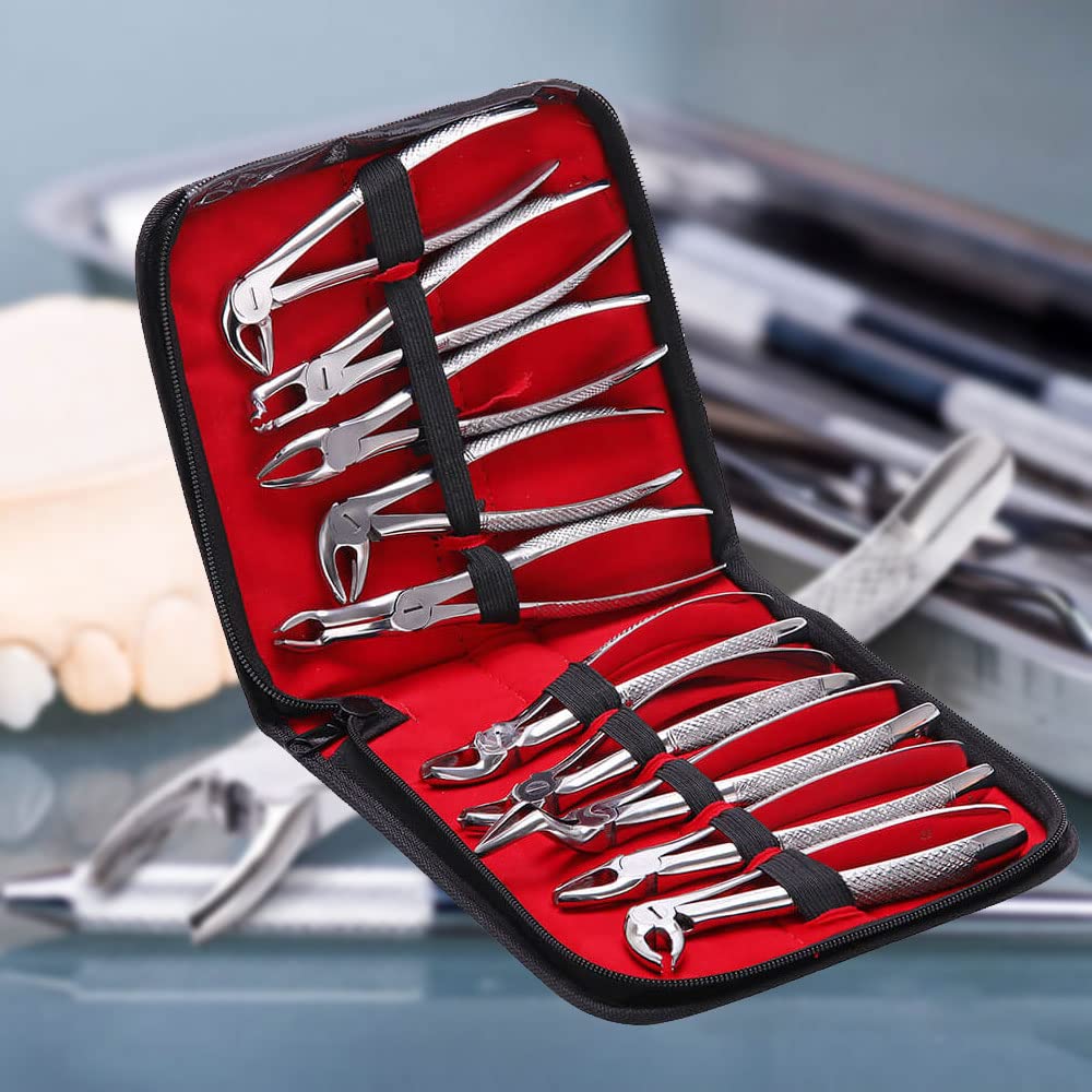Buy 10 Set of Stainless Steel Dental Extraction, Dental Exam Set Dental