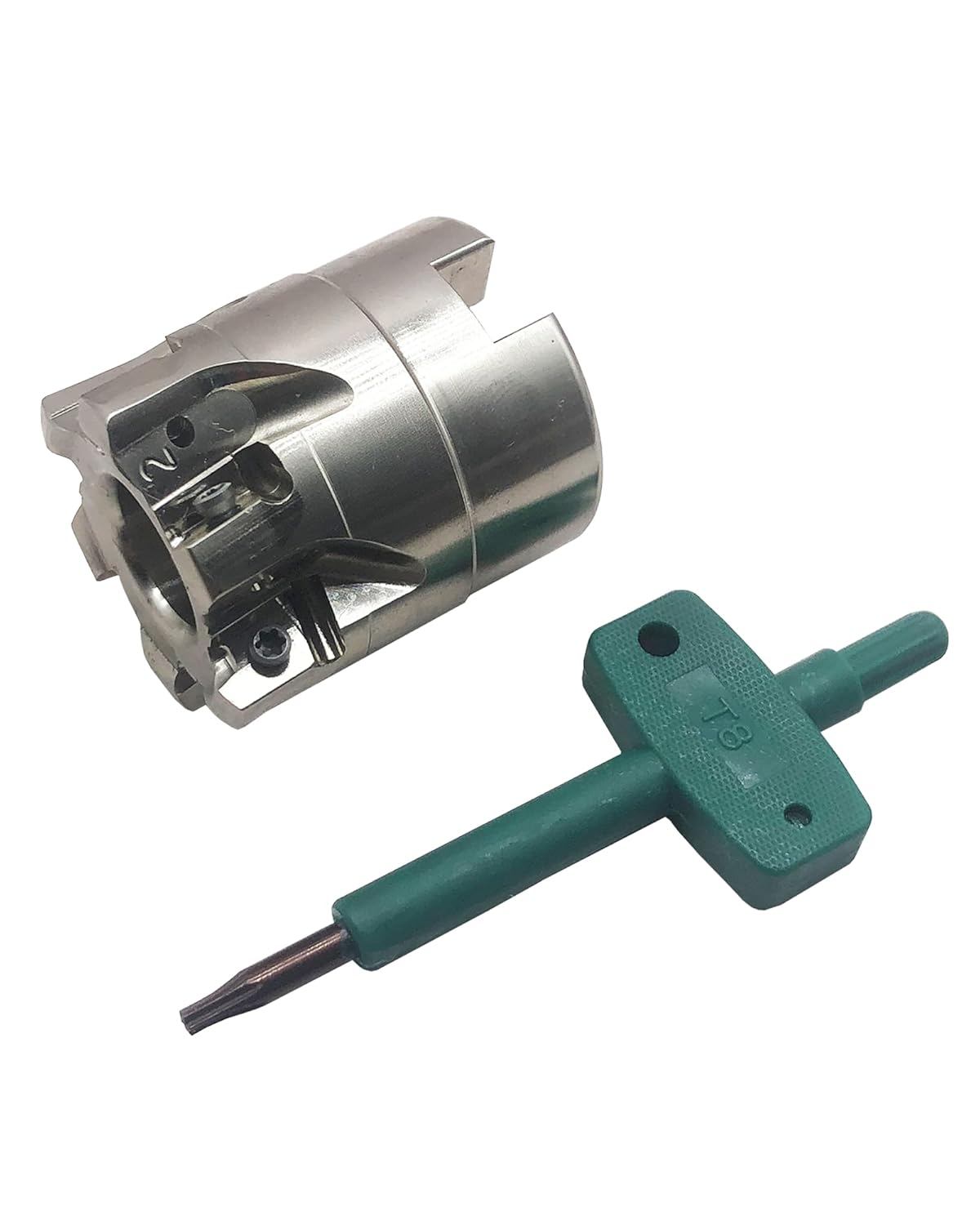 GBJ TXN03R Fast Feed Rough Processing Indexable Face Milling Cutter 6-8 Flutes End Mill Shell Cutter End Mill Tool Holder