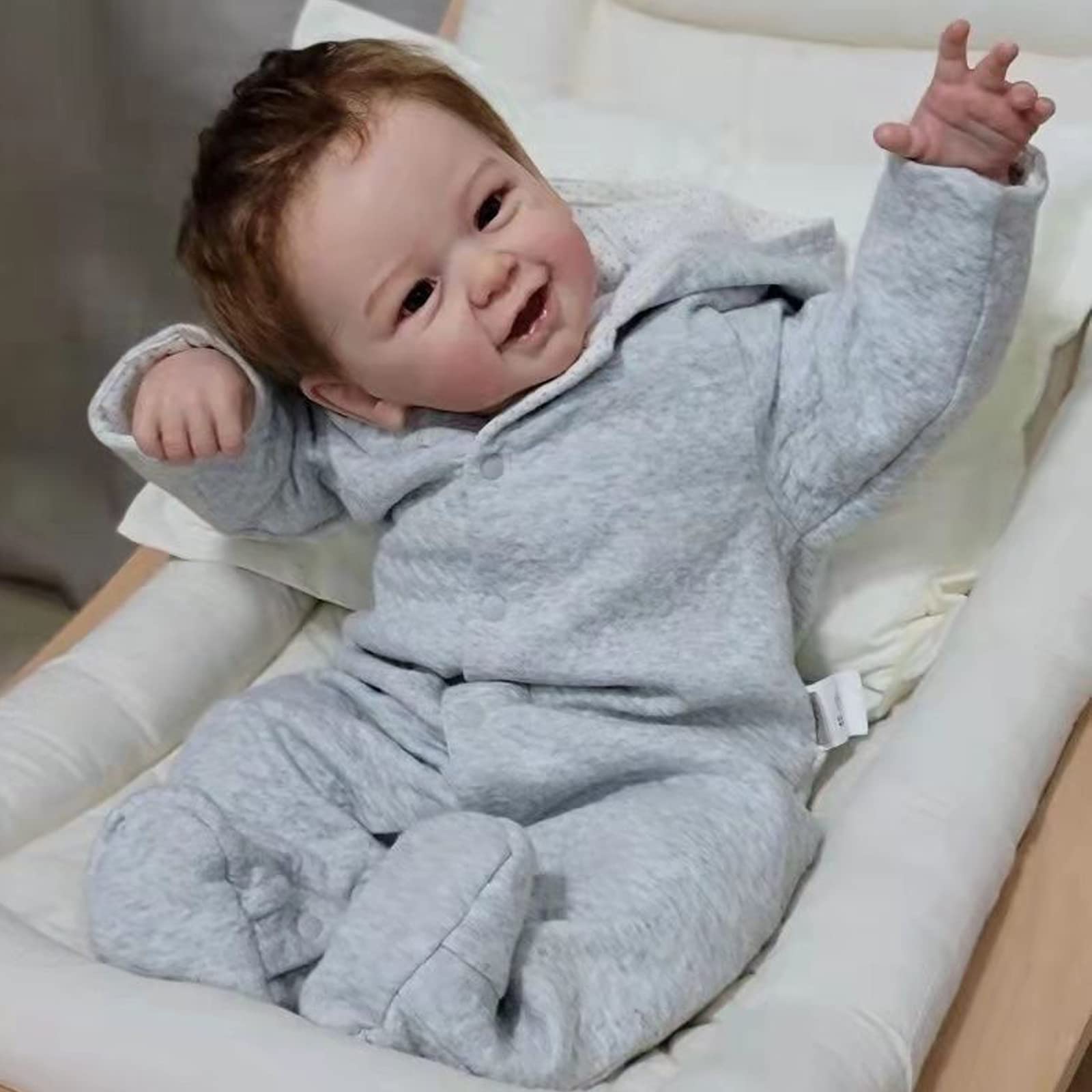 Amazon.co.jp: リボーンドール 21インチ52cm やわらかい布ボディ 幼児