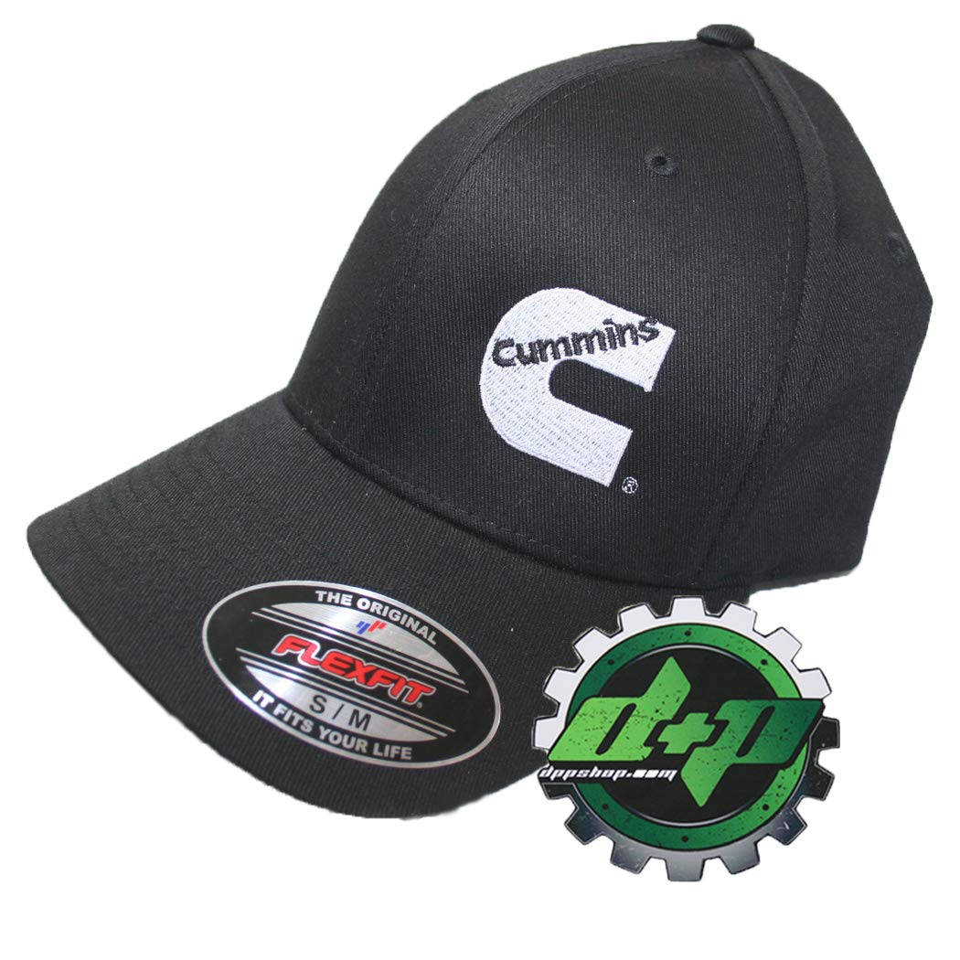 Cummins Flexfit Flex Fit Fitted Hat Dodge Diesel Black s/m