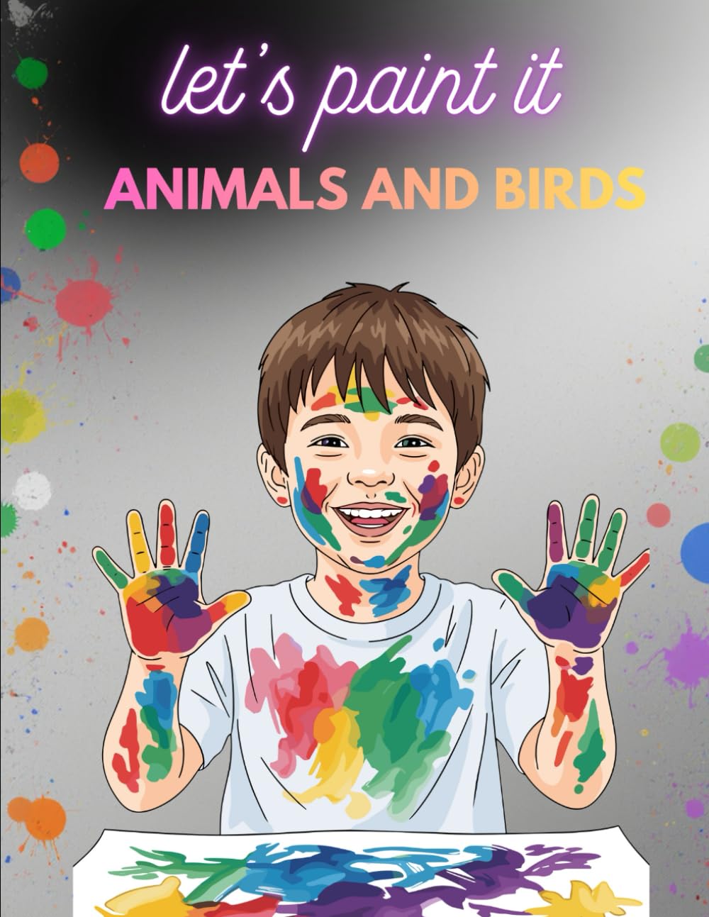 KIDS COLOURING BOOK: ANIMALS AND BIRDS