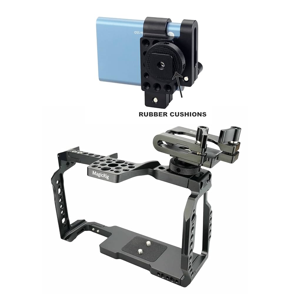 BMPCC6K セット　バッテリー リグ SSD付き Amazon.com : MAGICRIG BMPCC 6K Pro / G2 Cage with T5 SSD
