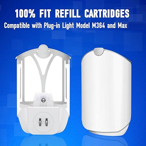 Miniatura 2 de Paquete de 10 cartuchos de repuesto compatibles con ZIVO M364 y Max Plug-in Light, repuesto para Z3VO (paquete de 10)