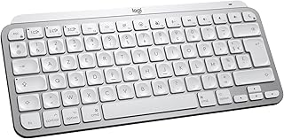 Logitech MX Keys Mini for Mac – Wireless Keyboard Minimalist Compact, Bluetooth, Backlit Keys, USB-C, Touch Typing, Compat…