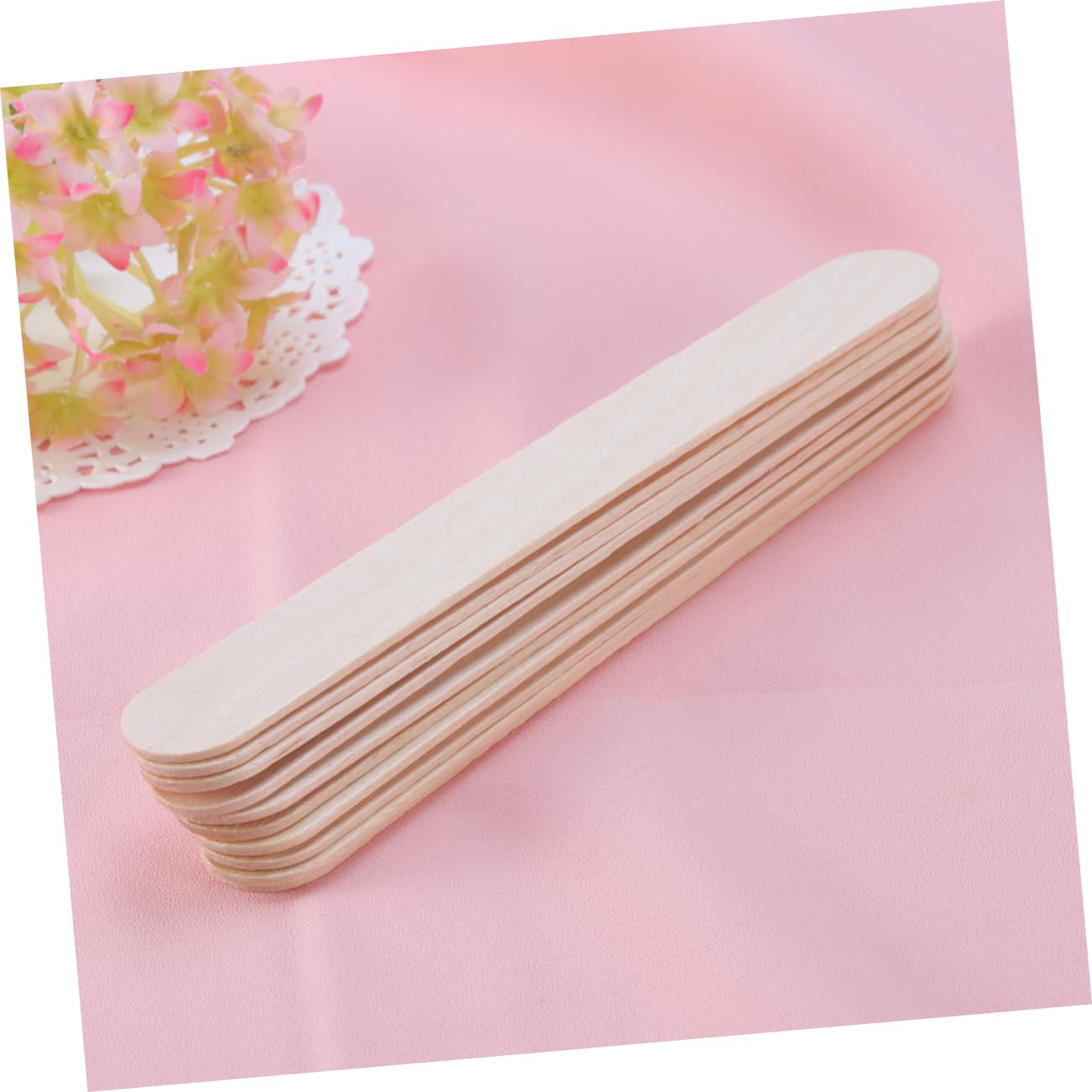 Professional Waxing Tool 10 Hair Removal Sticks Wooden Spatula for Eyebrows Safe