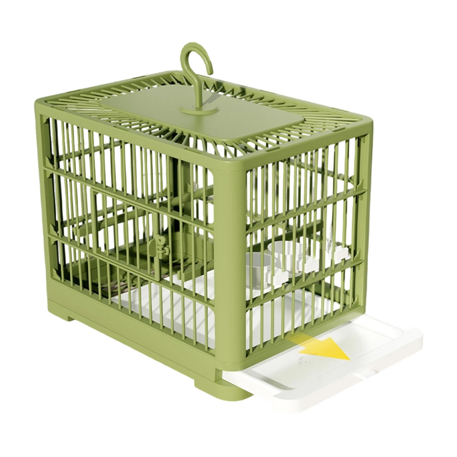 Cage pour les oiseaux grande taille et pliante avec plateau amovible