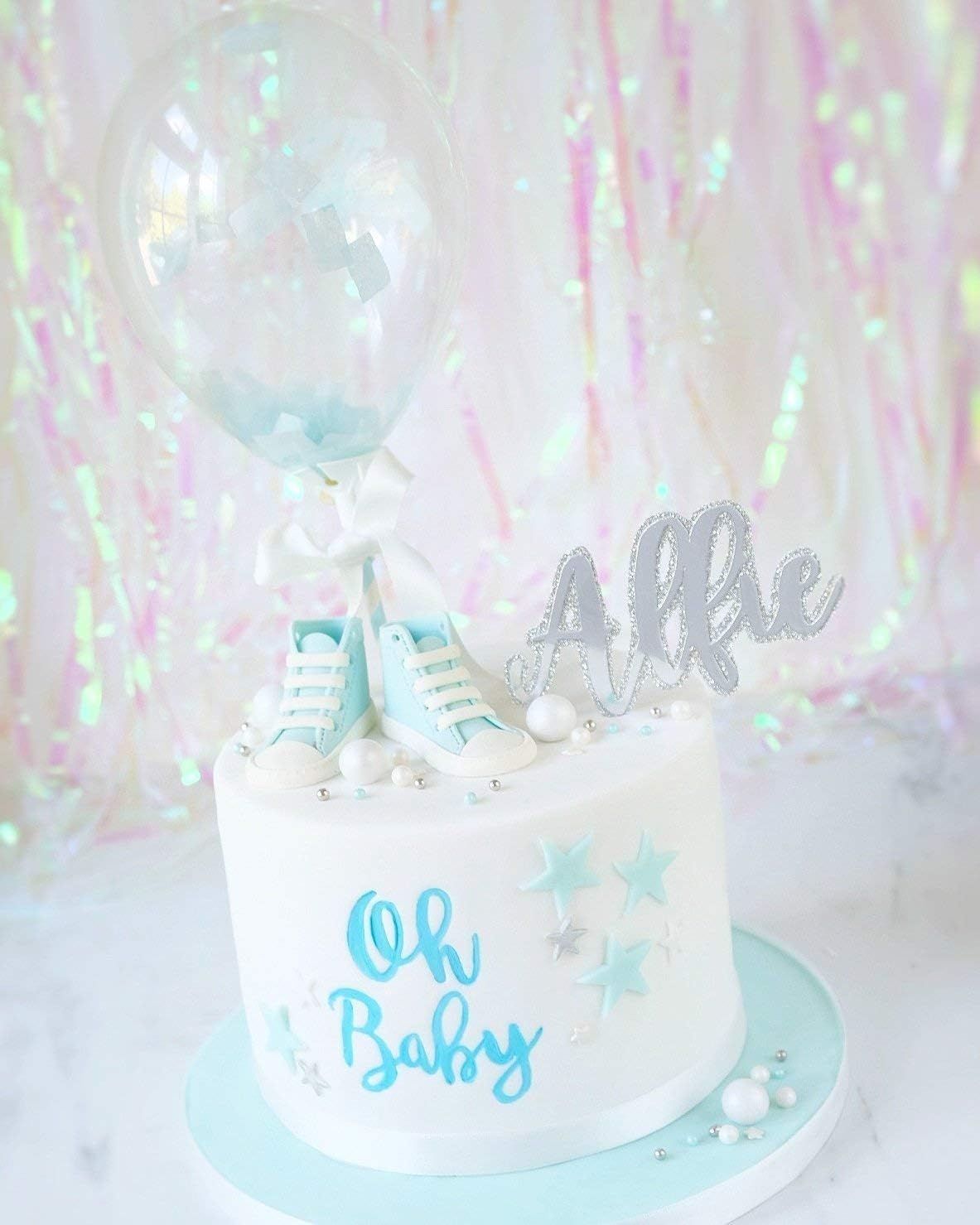 Sweet Stamp by AmyCakes Plastic Stylish Uppercase and Lowercase Letters for Embossing Cakes