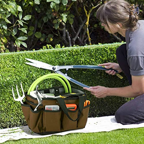 MyrRhe Portable Multi-Pocket Oxford Fabric Garden Tool Bag for Gardening Tool Kit - Organize and Carry Your Tools in Style - Image 2