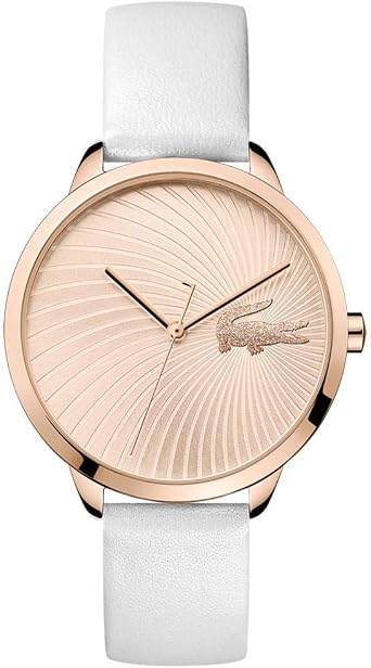 Lacoste Orologio Analogico Quarzo Donna con Cinturino in Pelle 2001068 :  Amazon.it: Orologi