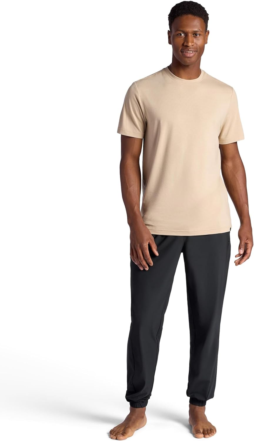 Gaiam Mens Warrior Pose Pant, Standard Fit, 31” Inseam, Stretch Lightweight Material, Moisture-Wicking - Image 3