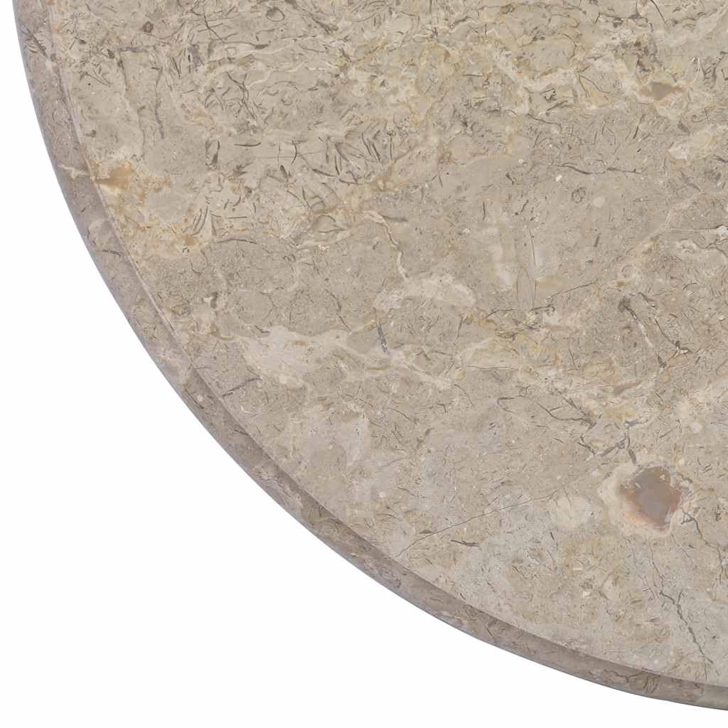 Graue Marmorplatte Ø60x2,5 cm für Esstisch, Couchtisch, Gartentisch Ersatzplatte für Möbel, DIY BAU, Arbeitsplatte, Küchen- und Wohnzimmerzubehör