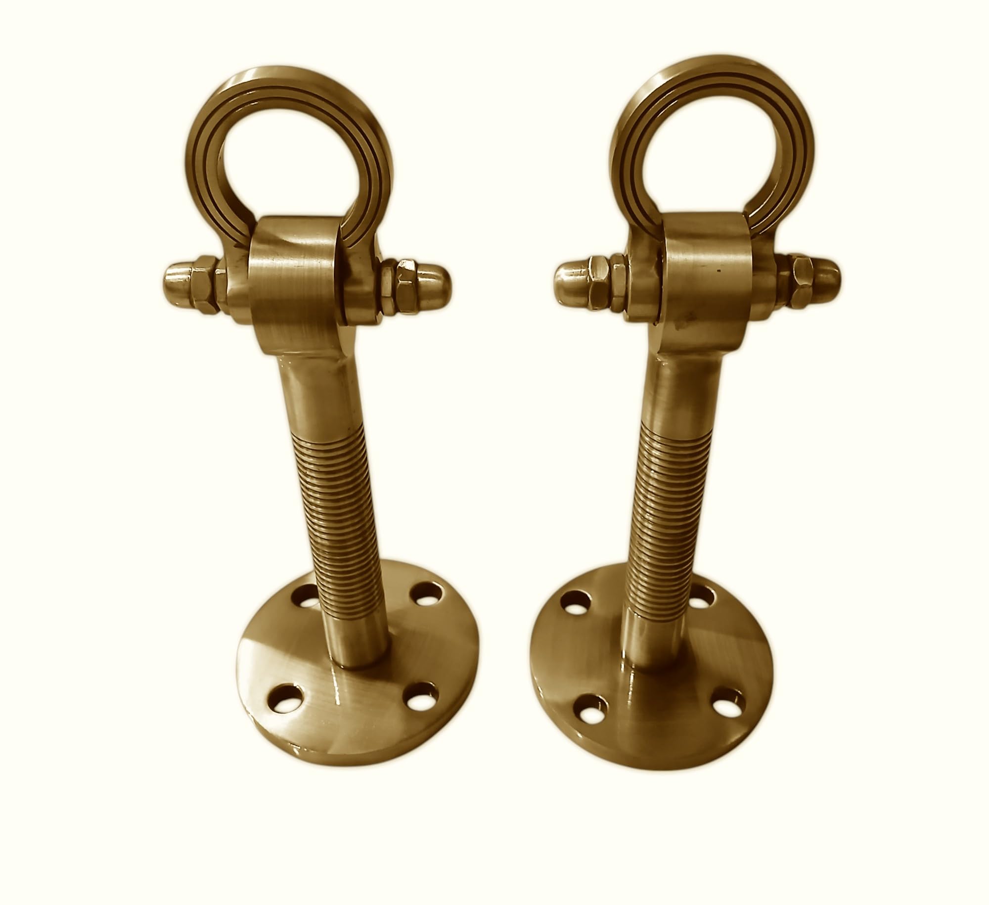 HI-Grade Heavy Duty Antique Brass Finish Super Quality Life TIME WARRENTY, Ceiling KADA Swing, Patio 25MM Rod with Weight Capacity of 1000KG, (Pack of 2PCS) Strong and Sturdy (10 INCH)-image-21