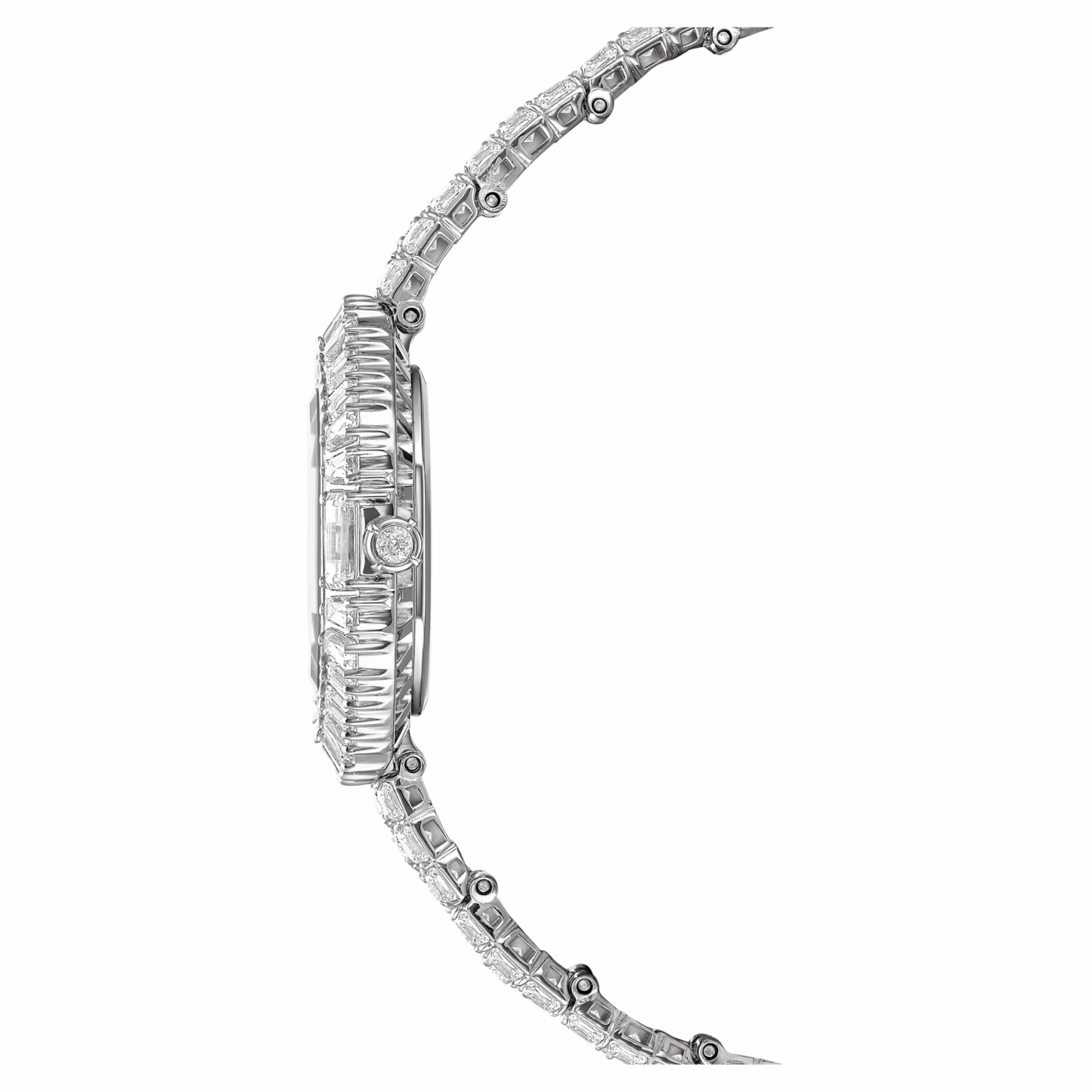 Swarovski Reloj Matrix Octagon 5724516 Talla Baguette, Brazalete de Metal, Tono Plateado, Acero Inoxidable