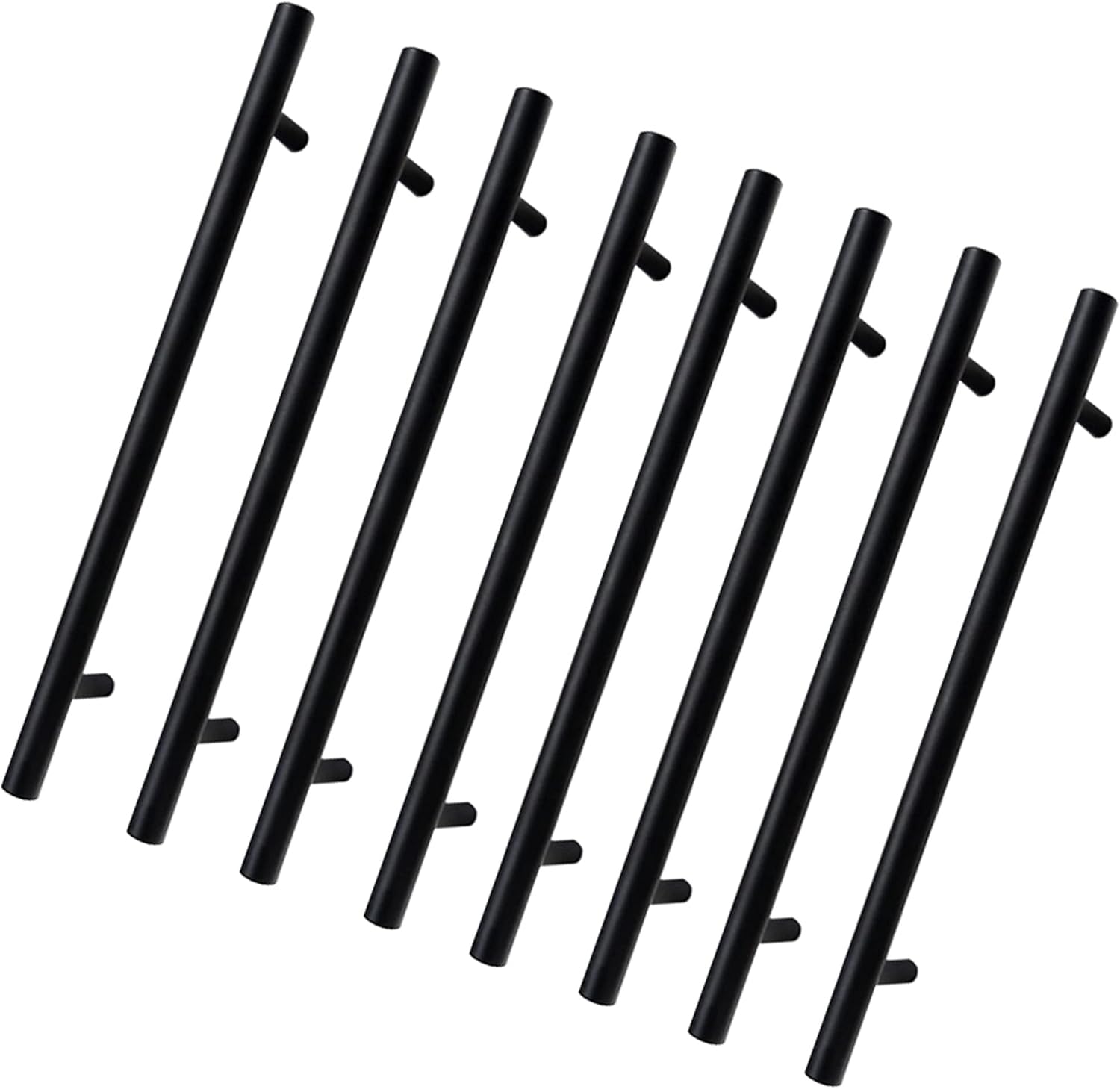 8 Pack Gold Pulls, Kitchen Brass Drawer Handles, Hole Center