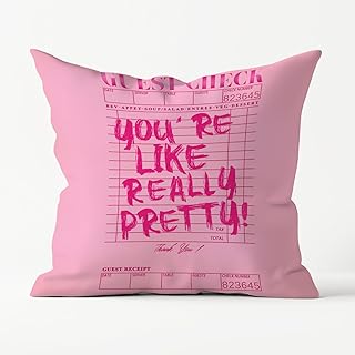 Hot Pink Throw Pillow Covers 18x18, Coquette Check Pillowcase, Coquette ...