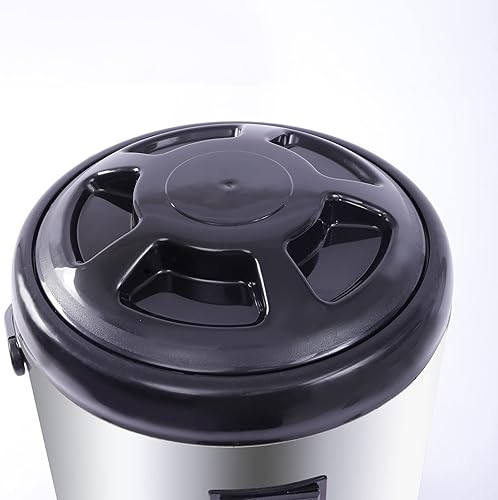 Miniatura 4 de Dispensador de bebidas aislado de acero inoxidable de 2.11 galones, dispensador térmico aislado de bebidas frías y calientes con grifo para café,