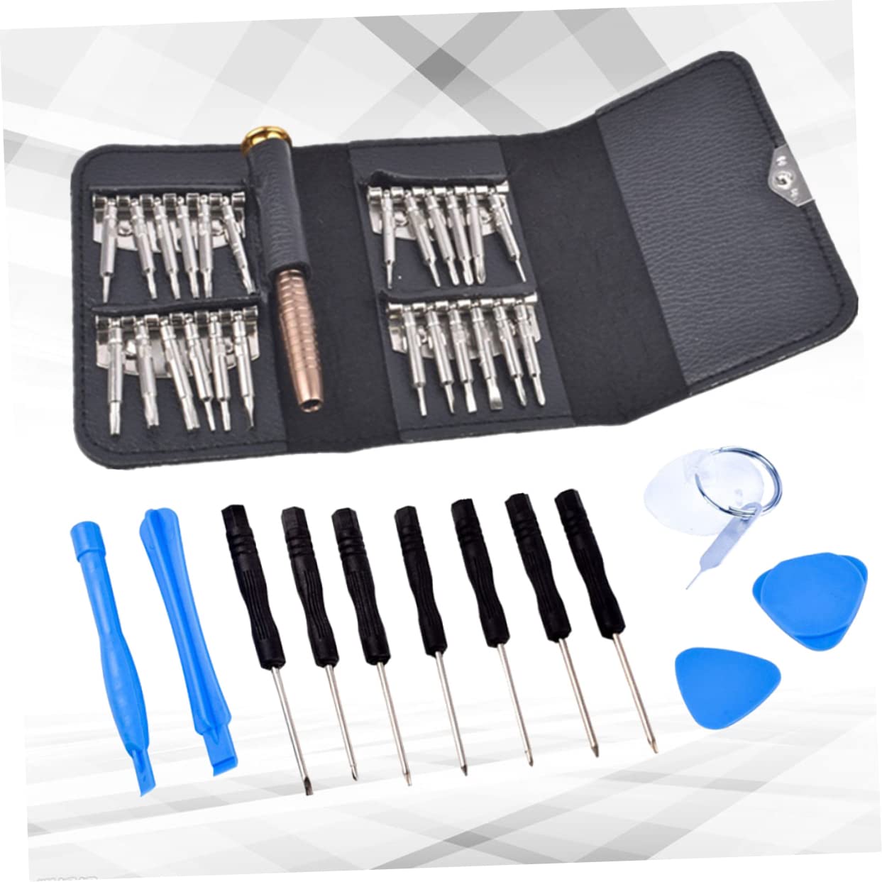 OSALADI 2 Sets 37 Pcs Repair Tool Laptop Screwdriver kit Removal Tool Watch Cell Phone Metal Disassembly Group Electronics Magnetic Driver Kit Toolkit Computer Tablet Electronic