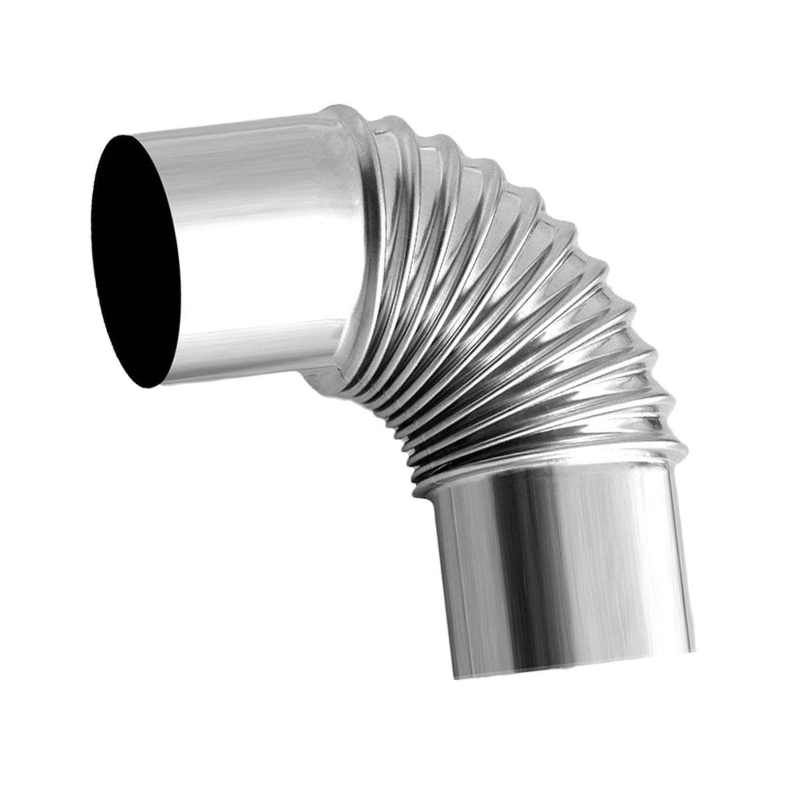 Fauhapyway Ofenrohr Verlängerung 50cm - Edelstahl Rohr 60mm Für Zeltofen & Kamin