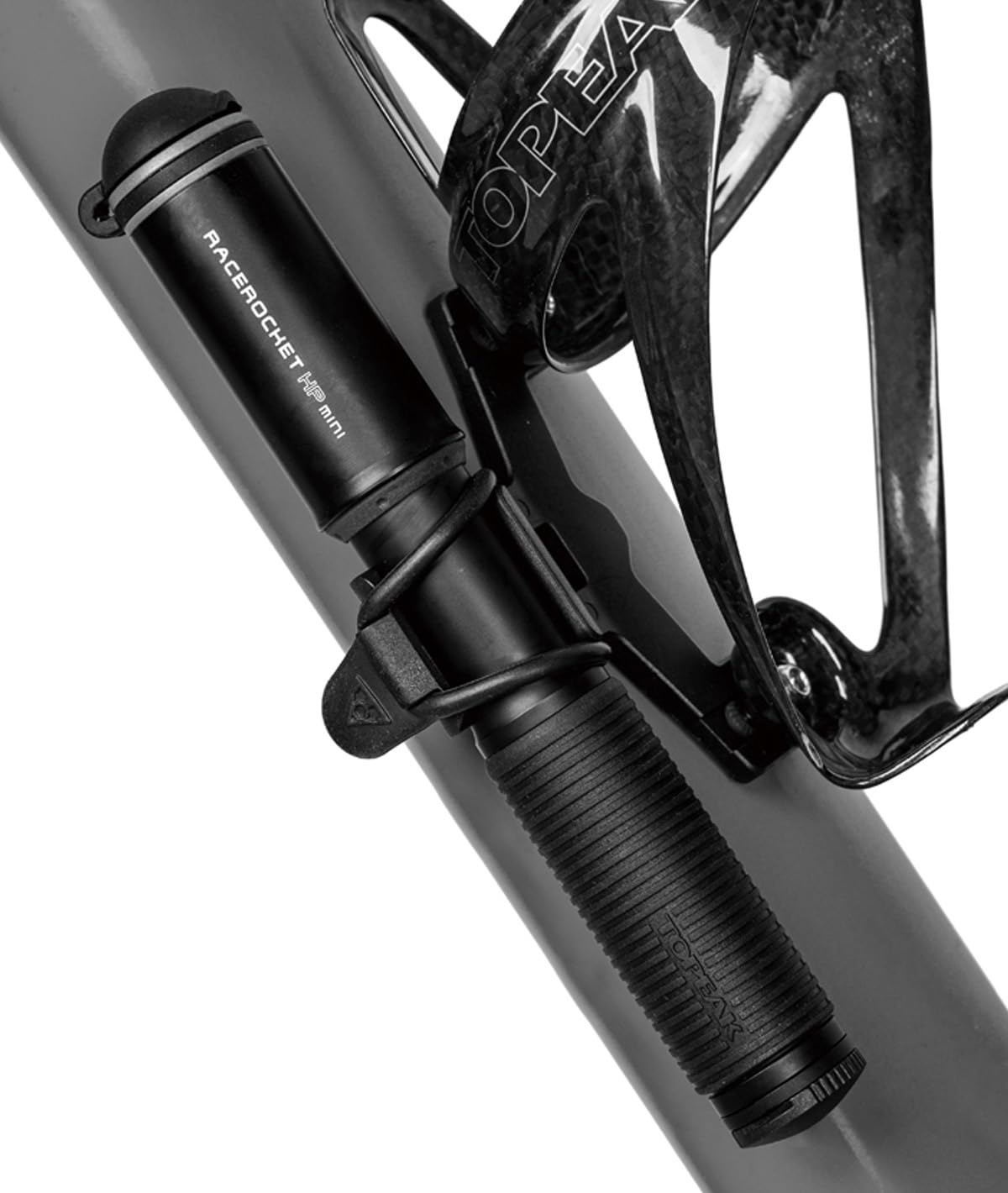 Topeak Minipompa Race Rocket HP Mini, Czarny