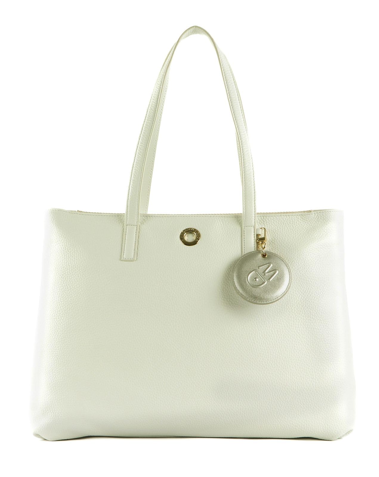 Mandarina Duck Women's Mellow Leather Crossover, Optical White11, Taglia Unica
