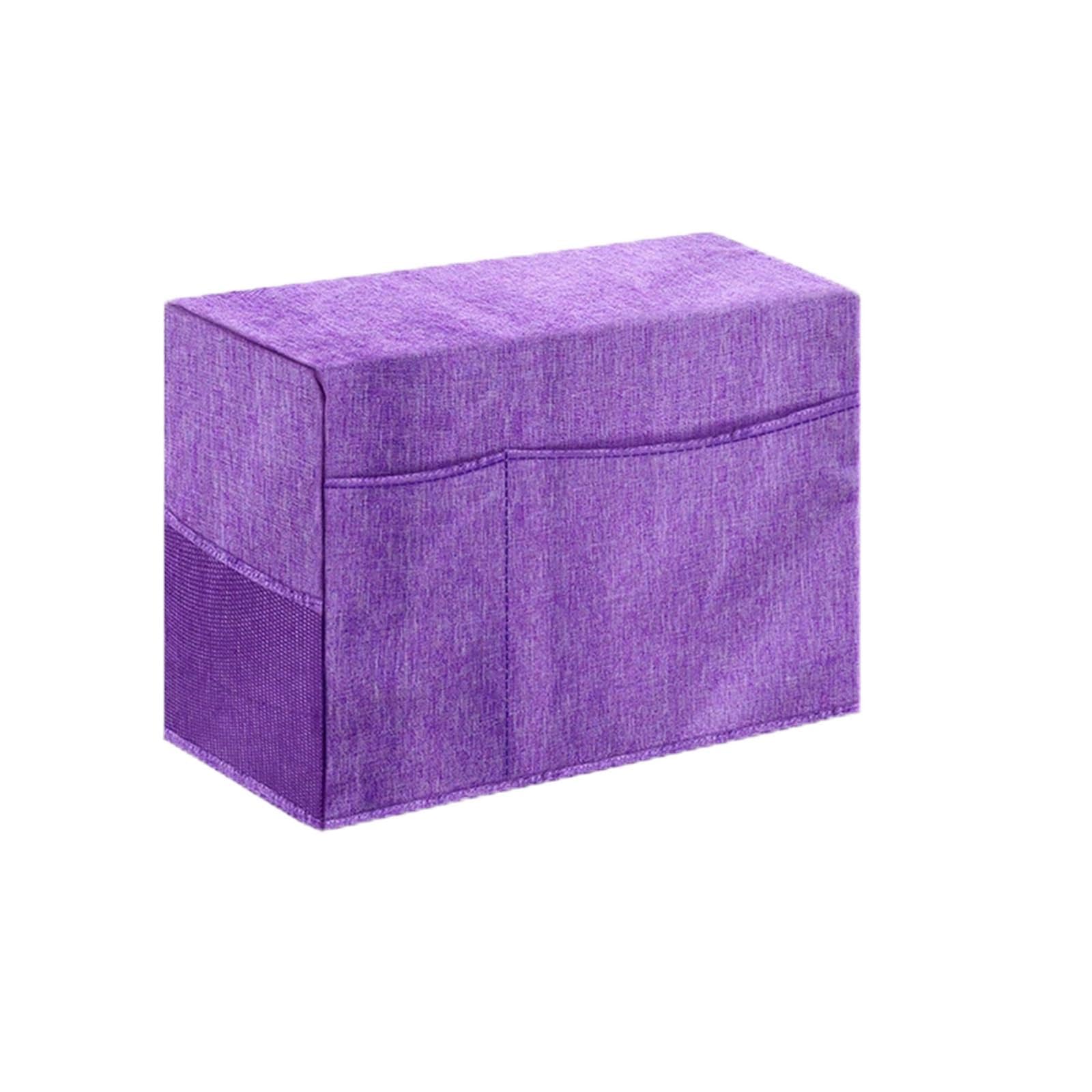 Bolsa para Máquina De Coser Funda for máquina de Coser con Bolsillos Almacenamiento Universal for Tejer Tijeras prensatelas Protector for doméstica(Purple)