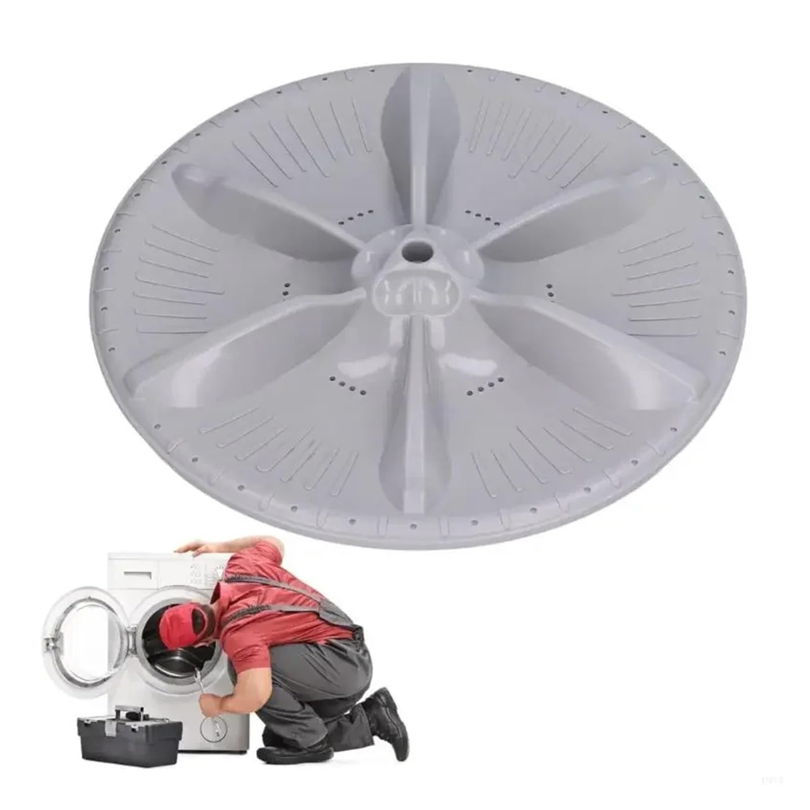 Waschmaschine Pulsator X7XA 37,5 Cm Ersatzrührwerk Impellerplatte Kunststoffstruktur for Den Heimgebrauch