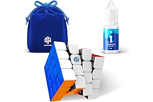GAN 460M Budget-Friendly Magnetic 4x4 Cube with GAN Lube, Storage Bag