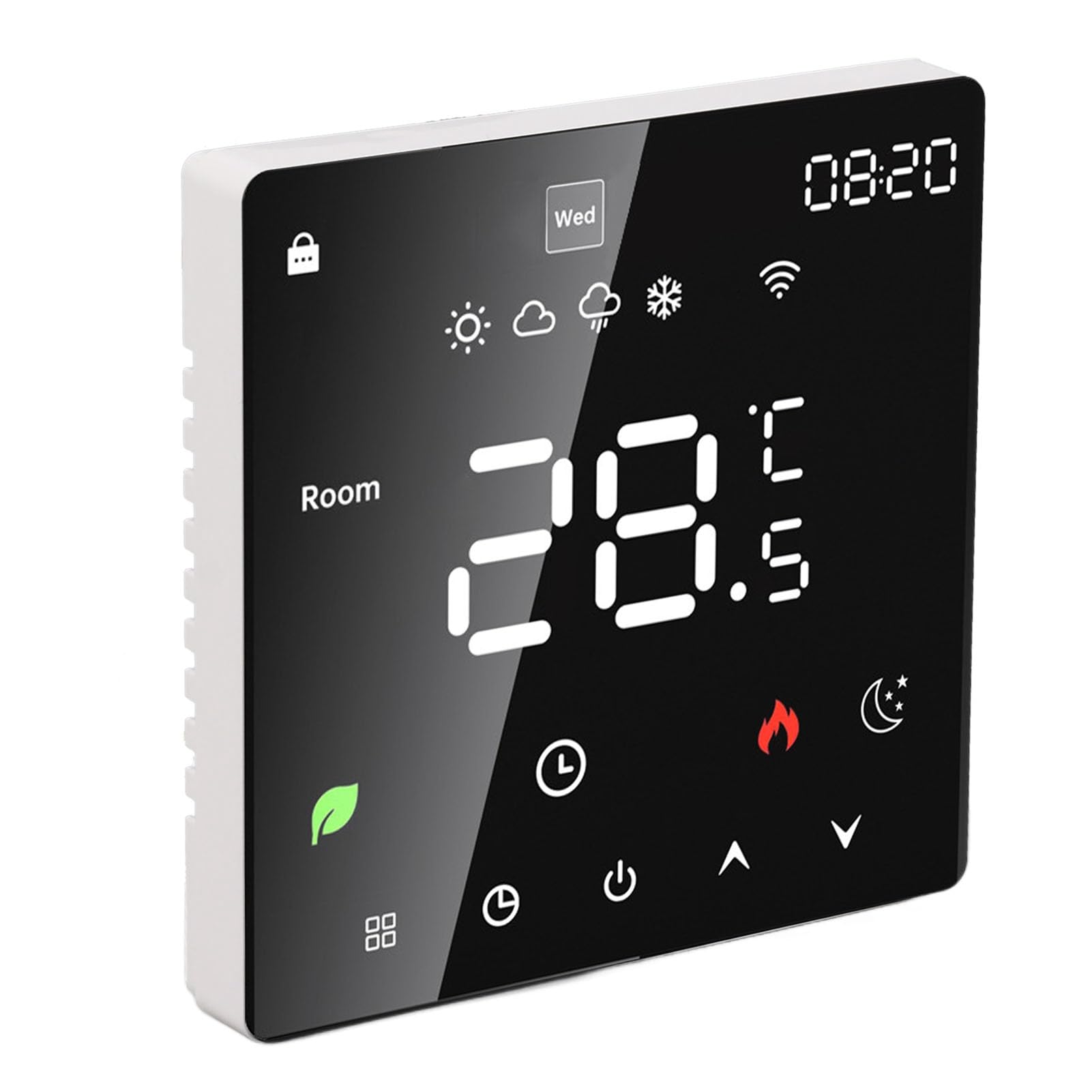 Termostato Intelligente 16A Touchscreen PC Programabile, 41 to