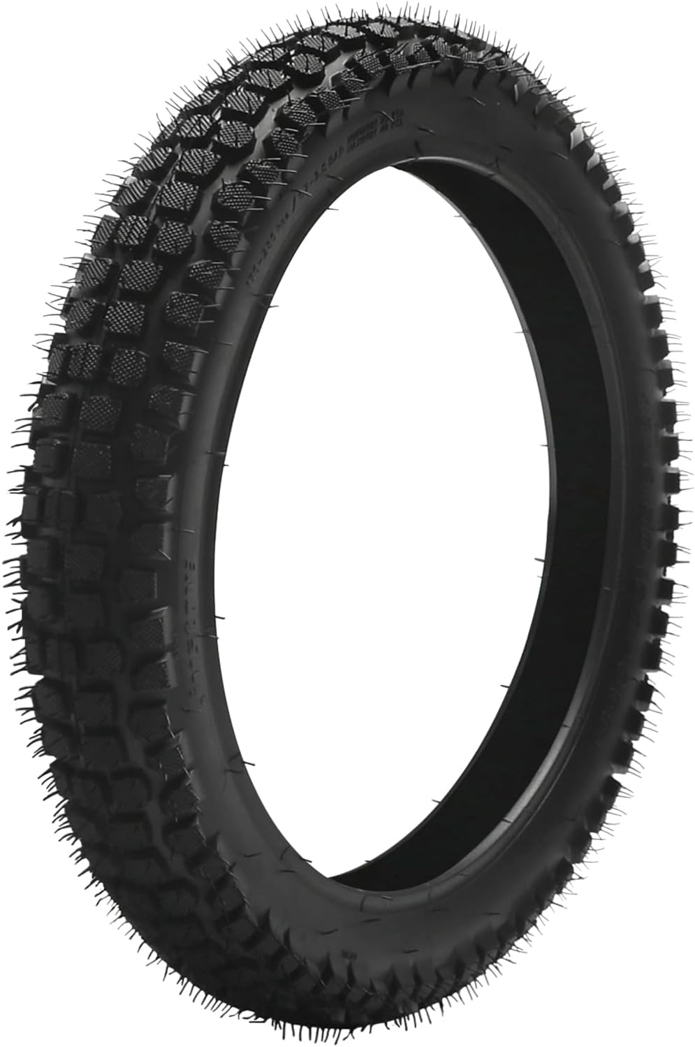 18x2.50 (64-355) Motorcycle Tire and Inner Tubes, 2.50-18 Heavy Duty Off-Road Replacement Tire for Scooter BMX Tricycle Folding E-Bike Mountain Bike – High Traction Rubber Tire (Set of 1)