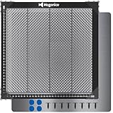 Mogonice Honeycomb Laser Bed 345x345mm 13.58'x13.58', Honeycomb Working Table for Most Laser Engraver, Magnetic Steel Honeycomb Panel with Engraving Materials(Working Area 300x300mm)
