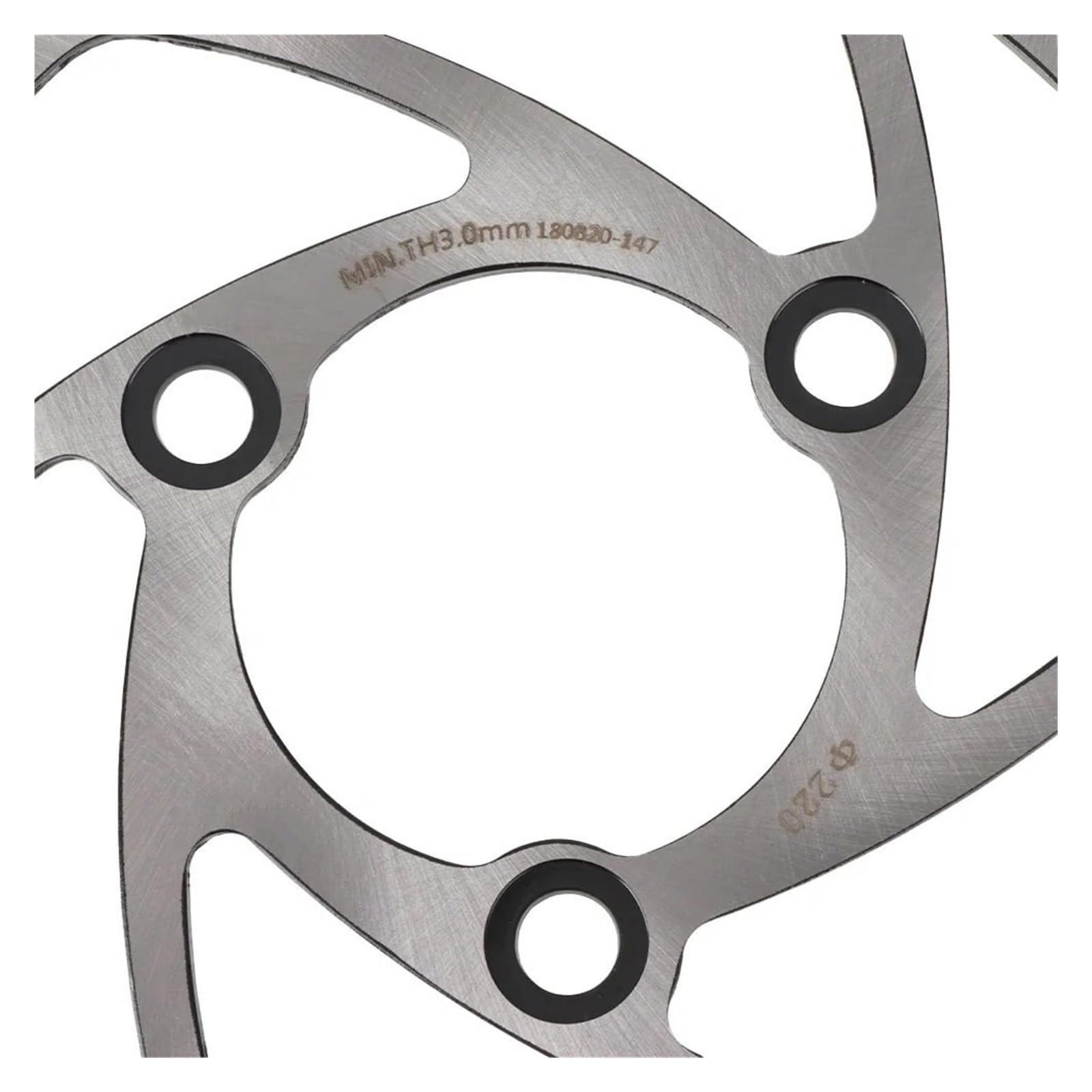 Dischi Freno Anteriori E Posteriori Universali Da 220 Mm Per Moto Scooter, 70 Mm*3 Fori, Parti Modificate Disco Freno Parti Rotori Freno(1 pcs)