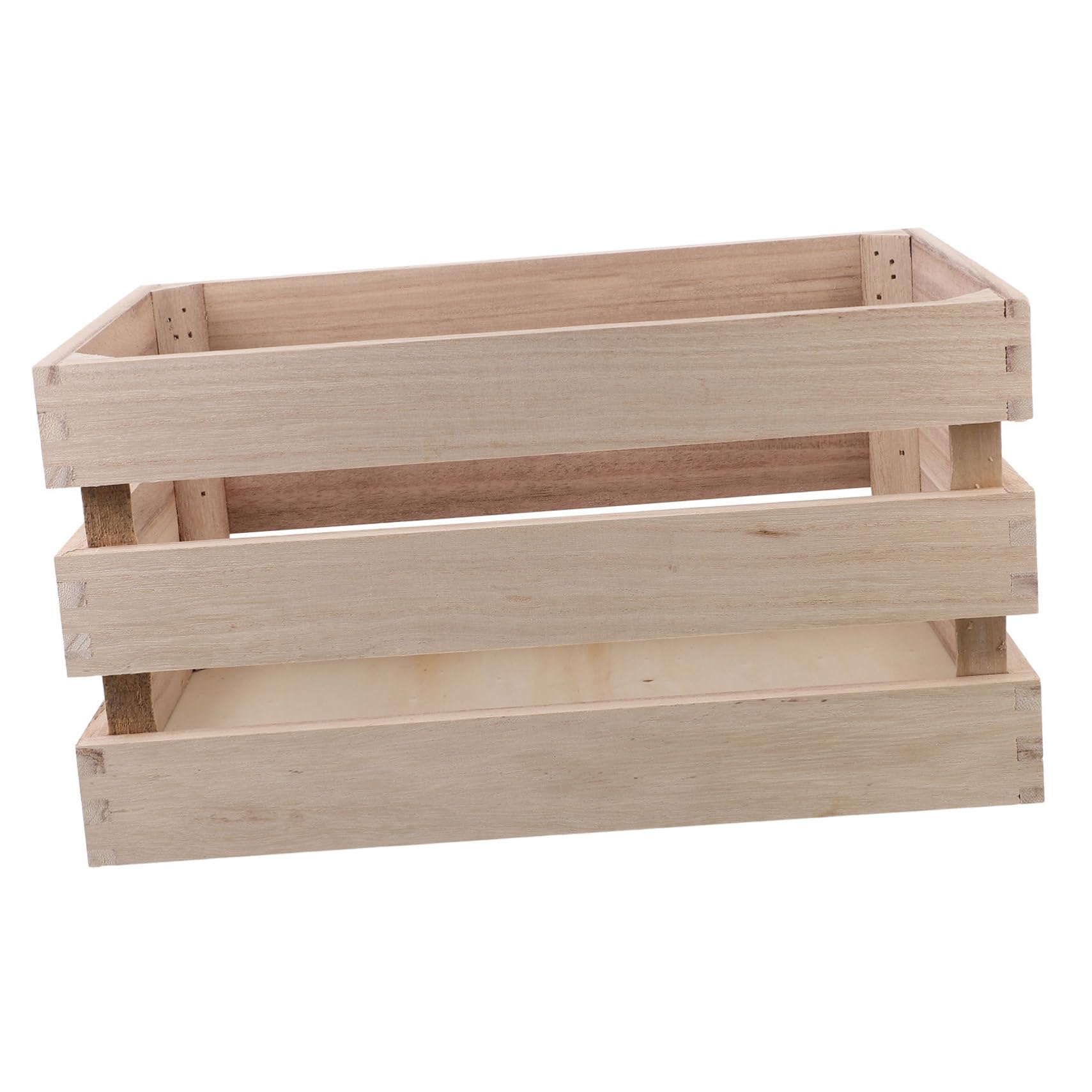 ABOOFAN Rechteckige Aufbewahrungsbox Kleine Holzbox für Kleinigkeiten Tragbar Mehrzweck für Schreibtisch Büro und Zuhause