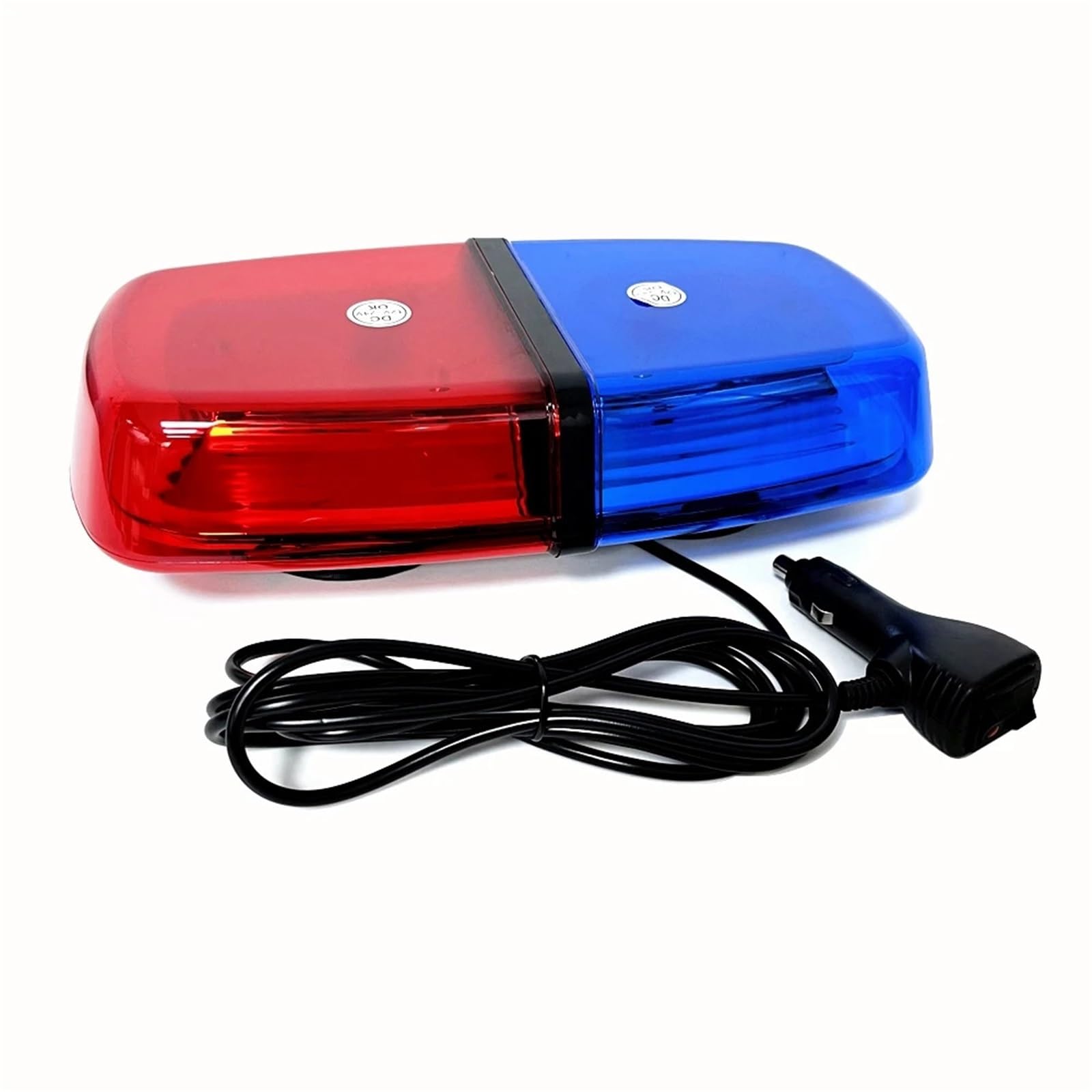 12"72 LED czerwony niebieski błysk ostrzeżenie o zagrożeniu awaryjnym bezpieczeństwo samochód dach światło stroboskopowe mini policyjne znaki bezpieczeństwa reflektorów (czerwony i niebieski)