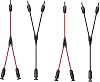 SolarCable SolarExtension ケーブル、ソーラーパネル延長ケーブル メスとオスコネクタ付き Y42CM-2SETS